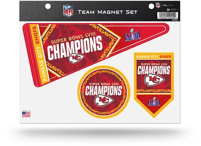 Tag Express Chiefs Super Bowl LVIII Champ Team Magnet Set                                                                       