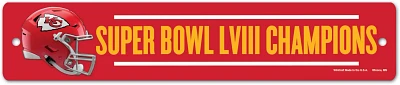 Wincraft Super Bowl LVIII Champ Kansas City Chiefs Street Sign 3.75"x19"                                                        