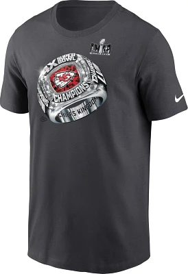 Nike Men's Chiefs Super Bowl LVIII Champs Multi Champ Short Sleeve T-Shirt