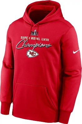 Nike Men's Chiefs Super Bowl LVIII Champs Classic Long Sleeve Hoodie
