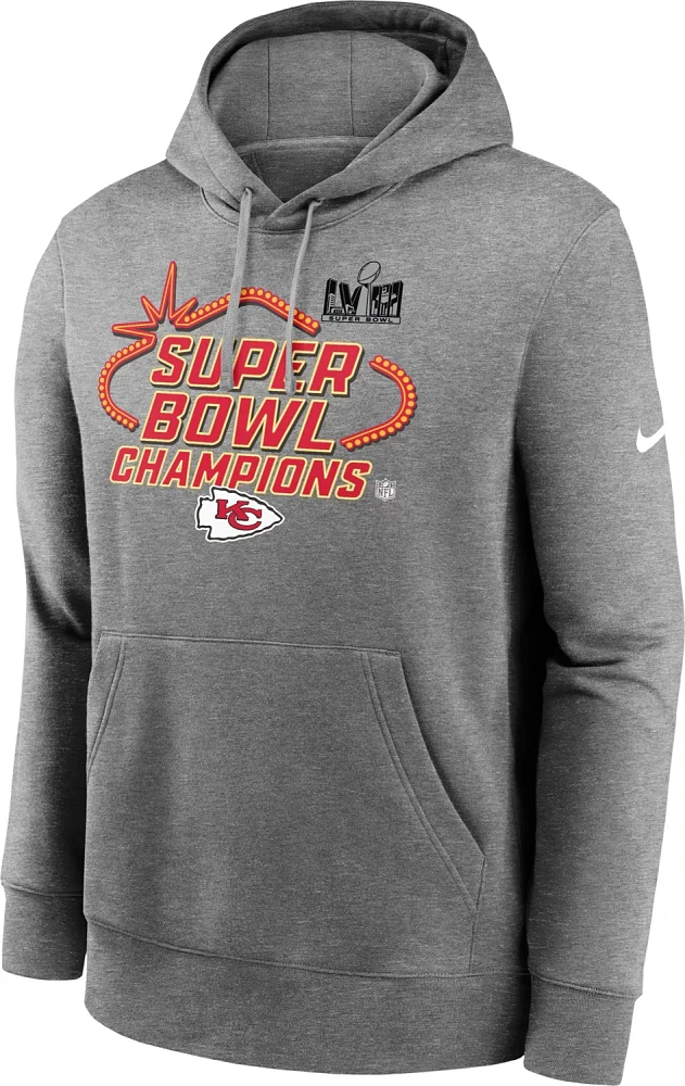 Nike Men's Chiefs Super Bowl LVIII Champs Trophy Collection Long Sleeve Hoodie