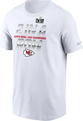 Nike Men's Chiefs Super Bowl LVIII Champs 2 A Row Short Sleeve T-Shirt