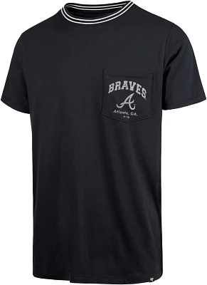 '47 Men's Atlanta Braves Top Line Stewart Short Sleeve T-shirt