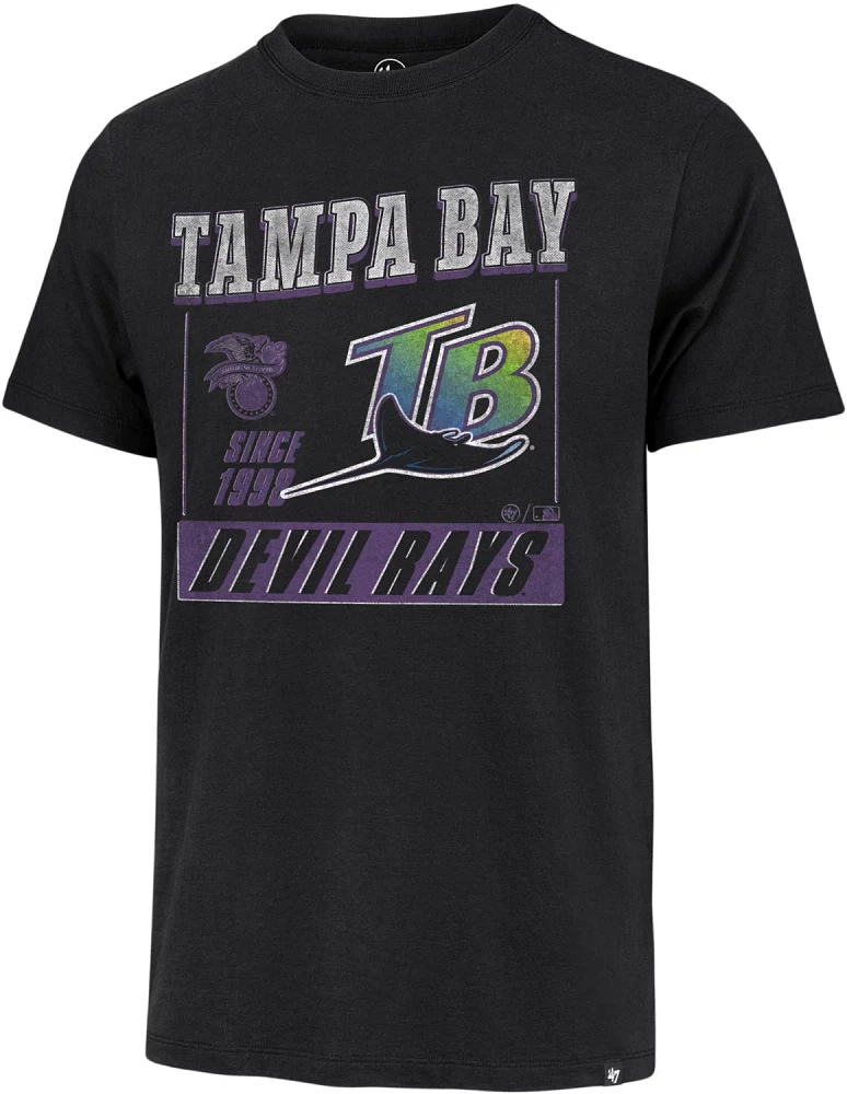 '47 Men's Tampa Bay Rays Vintage Outlast Franklin Short Sleeve T-shirt