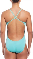 Nike Women's HydraStrong Solid Cutout 1-Piece Swimsuit