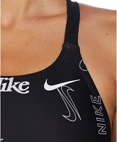 Nike Women's HydraStrong Multi Print Fastback One Piece Swimsuit