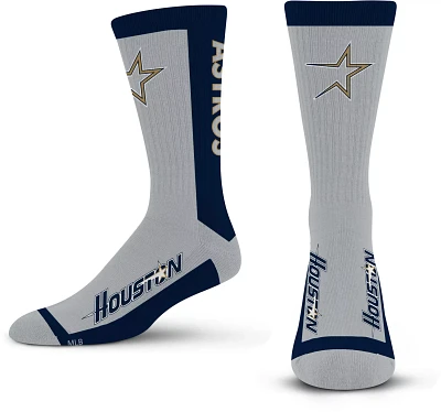 For Bare Feet Houston Astros Crew Socks