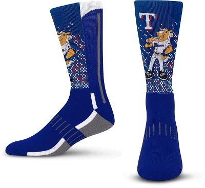 For Bare Feet Texas Rangers Crew Socks                                                                                          