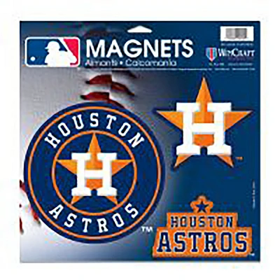 WinCraft Houston Astros 11x11 Car Magnet                                                                                        