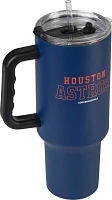 Logo Brands Houston Astros 40 oz Flipside Powder Coat Tumbler                                                                   