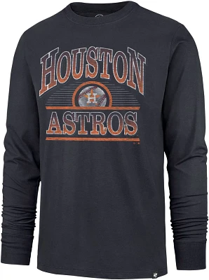 '47 Men's Houston Astros Top Spin Franklin Short Sleeve T-shirt
