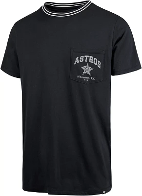 '47 Men's Houston Astros Top Line Stewart Short Sleeve T-shirt