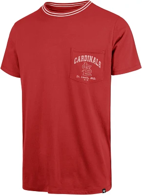 '47 Men's St. Louis Cardinals Top Line Stewart Short Sleeve T-shirt