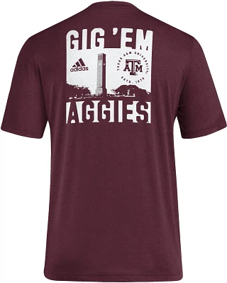adidas Men's Texas A&M University Home Stack Blend T-shirt