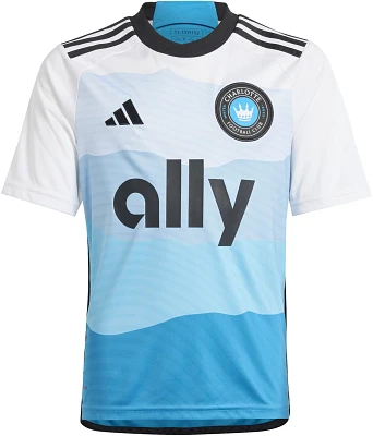 adidas Youth Charlotte FC Home Replica '23/'24 Jersey