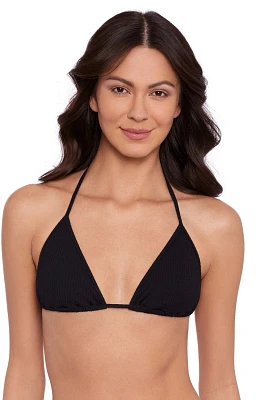 O'Rageous Juniors' Sandy Rib String Triangle Swim Top