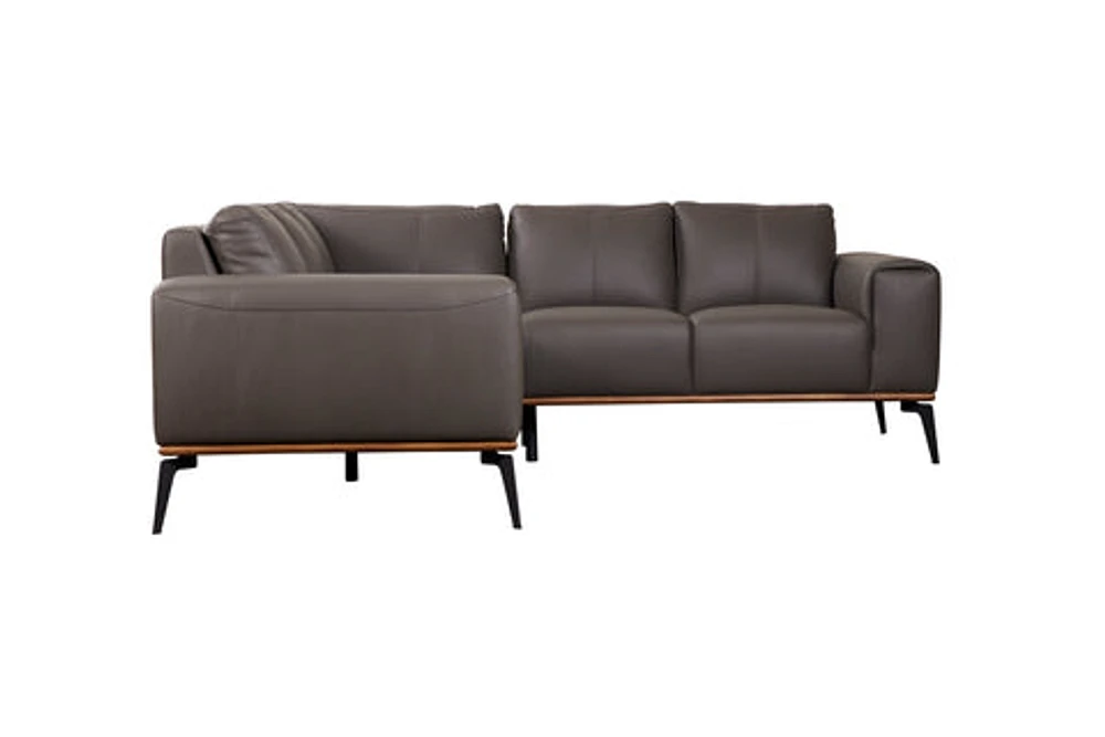 Pietro 2PC Genuine Leather Sectional