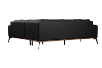 Pietro 2PC Genuine Leather Sectional
