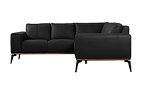 Pietro 2PC Genuine Leather Sectional