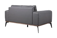 Pietro Genuine Leather Loveseat