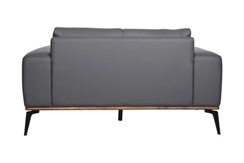 Pietro Genuine Leather Loveseat