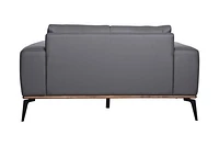 Pietro Genuine Leather Loveseat