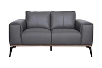 Pietro Genuine Leather Loveseat