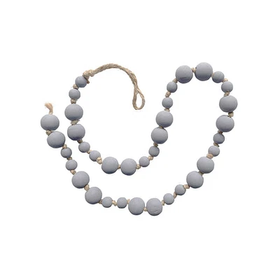 Wooden Prayer Beads - Grey