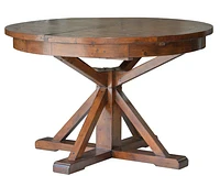 Irish Coast Round 47/63" Extension Dining Table - African Dusk