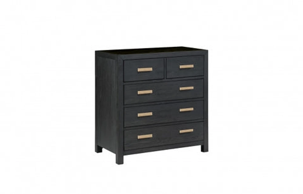 Fresno 36" 5-Drawer Bachelor'S Chest -Charcoal