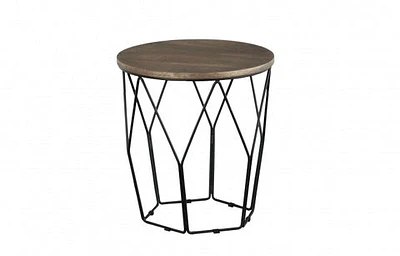 Modern Match 18" Round End Table