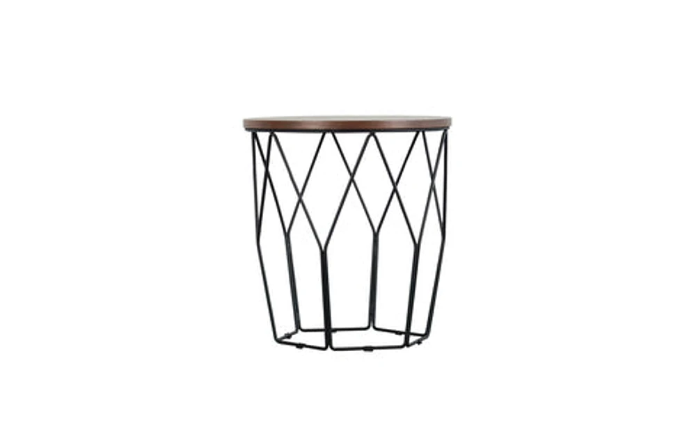 Modern Match 18" Round End Table