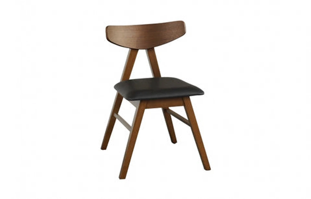 Rocca A-Frame Side Chair -Walnut