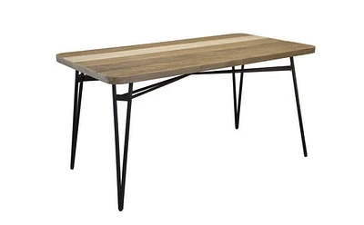 Metro Noir Havana Dining Table 59"