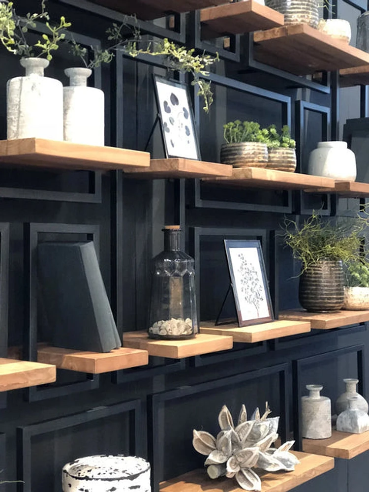 D-Bodhi Metal Frame Wall Box- Natural