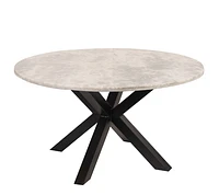 FLOOR MODEL Spider Leg Marble Top Dining Table