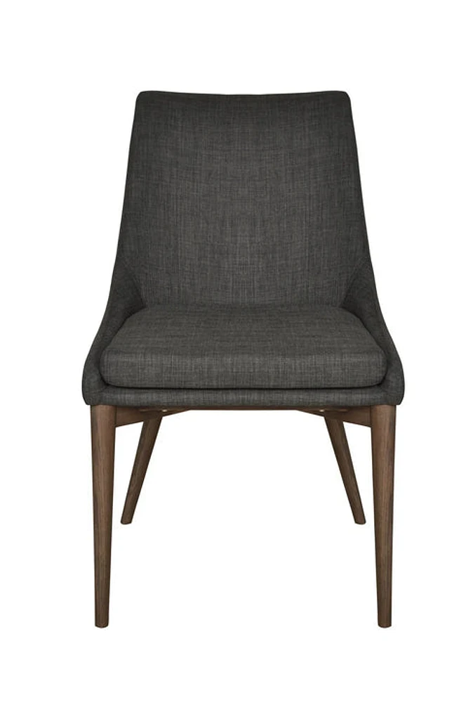 Fritz Side Dining Chair - Dark Grey