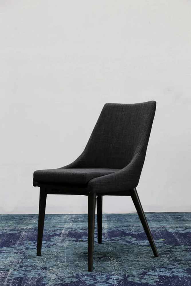 Fritz Side Dining Chair - Dark Grey