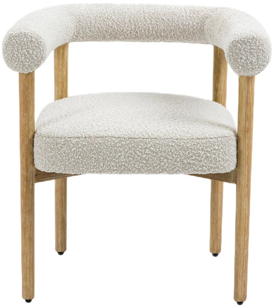 CIRCULETTE DINING CHAIR- CREAM