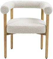 CIRCULETTE DINING CHAIR- CREAM