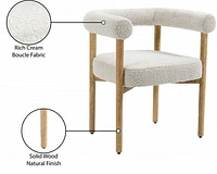 CIRCULETTE DINING CHAIR- CREAM