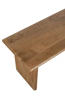 Burke Solid Wood Slab Bench