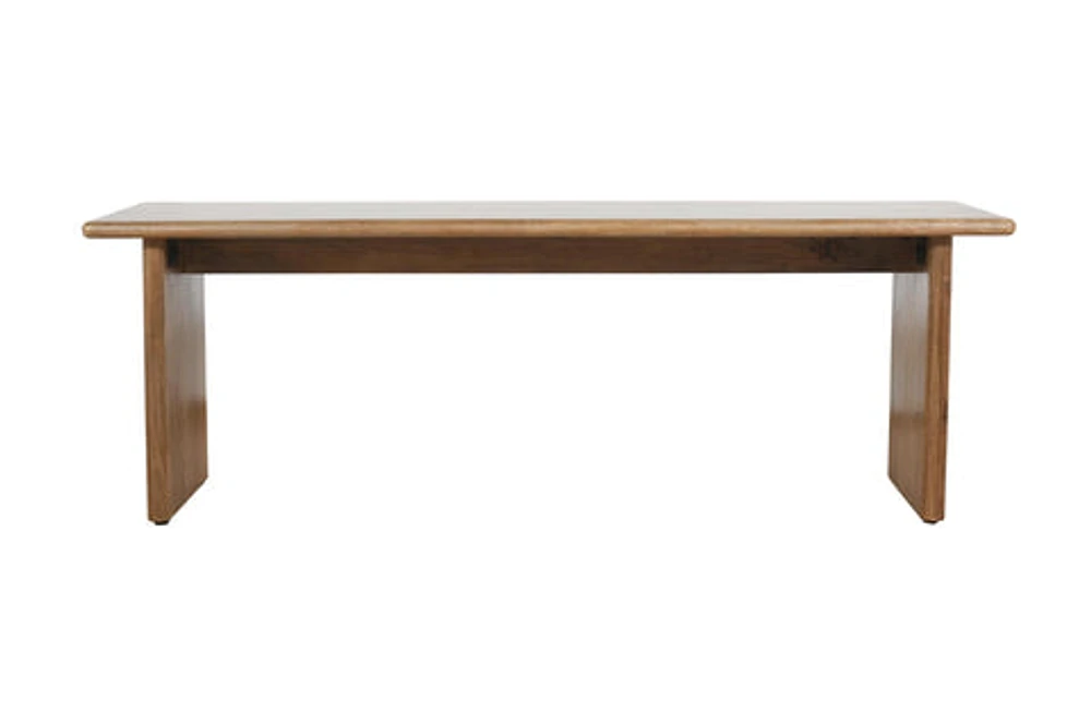 Burke Solid Wood Slab Bench