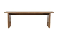 Burke Solid Wood Slab Bench