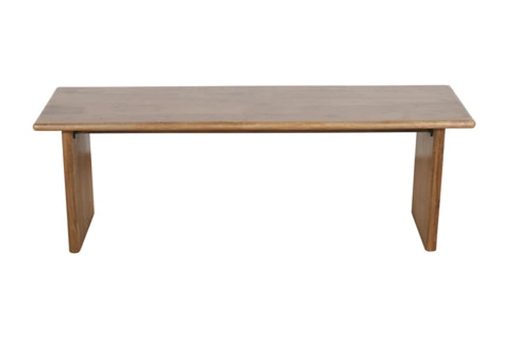 Burke Solid Wood Slab Bench