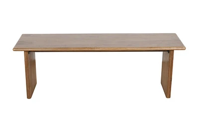 Burke Solid Wood Slab Bench