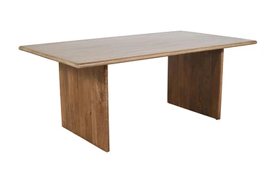 Burke Solid Wood Slab Dining Table