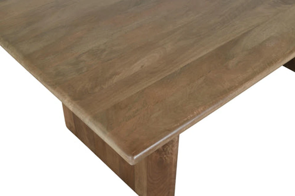 Burke Solid Wood Slab Dining Table