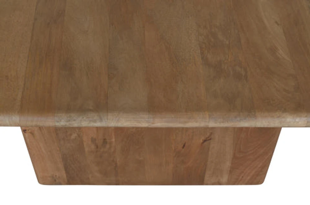 Burke Solid Wood Slab Dining Table