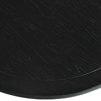 Nash 50" Round Dining Table Black